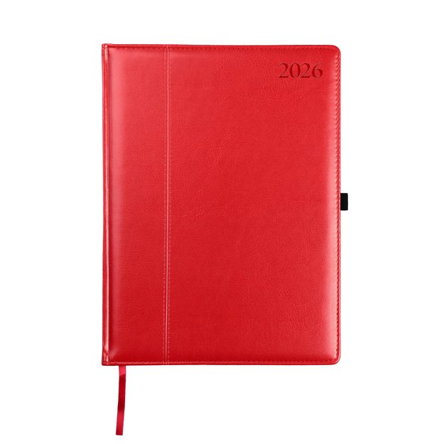 Kalendorius AMBASSADOR BLACK EDITION 2026, PU, A4 (Baltic)