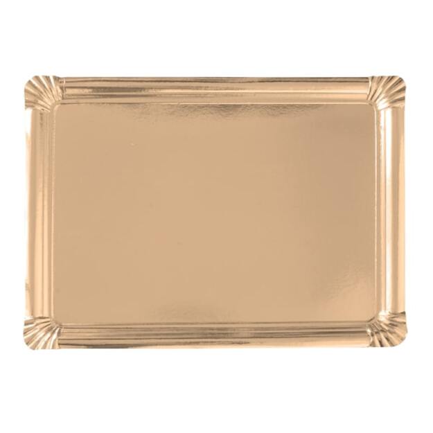 Padėklas, auksinės sp., 35 x 46 cm, 10vnt