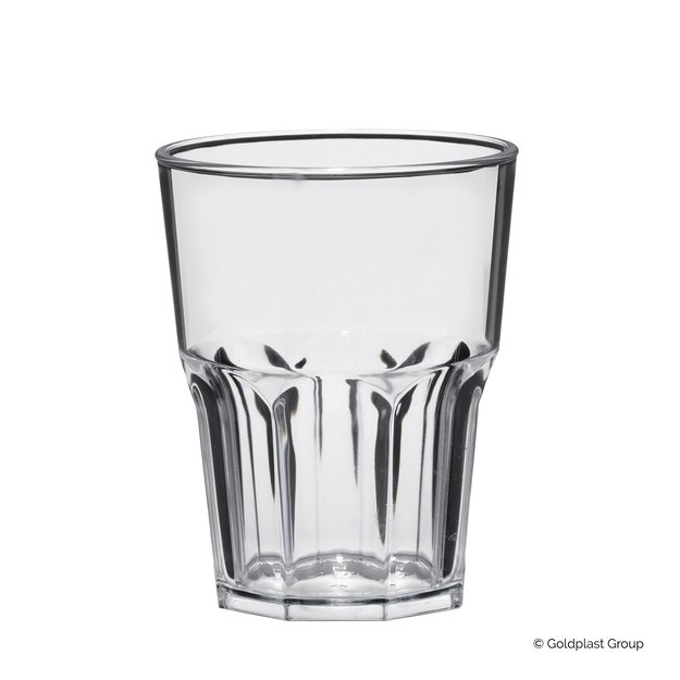 Stiklinė ROX, skaidri, SAN plastikas, 290 ml,  D 8,5 cm, H 10 cm, 8 vnt