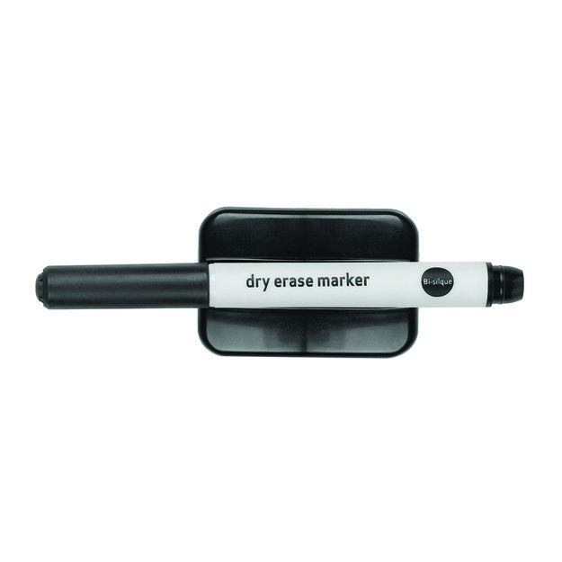 Dvipusė asmeninė baltoji lenta BI-OFFICE SCHOOLMATE A4, berėmė, su žymekliu ir valikliu 1