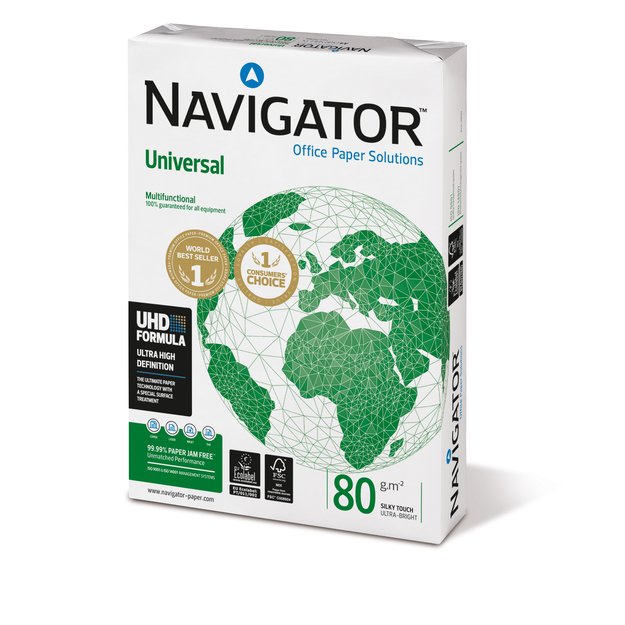 Biuro popierius NAVIGATOR UNIVERSAL, A4, 80 g/m2, 500 lapų 2