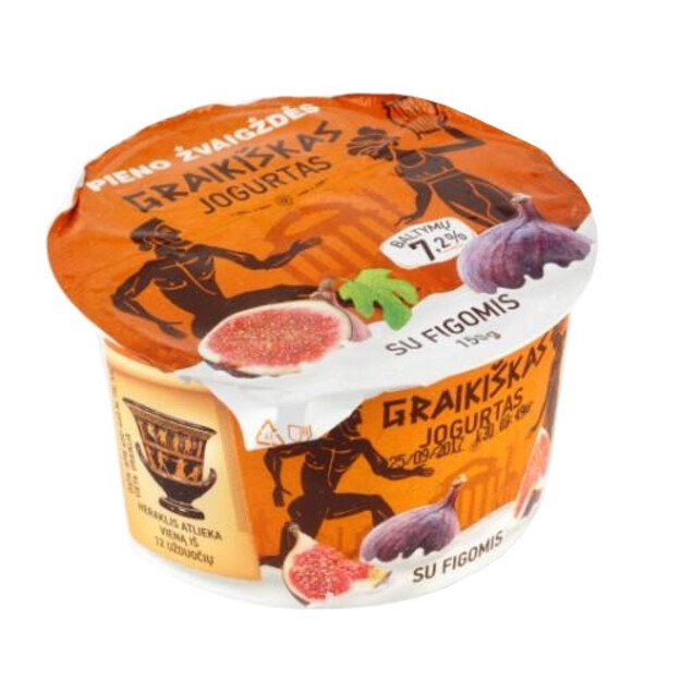Jogurtas graikiškas, su figomis, 3,1%, 150g