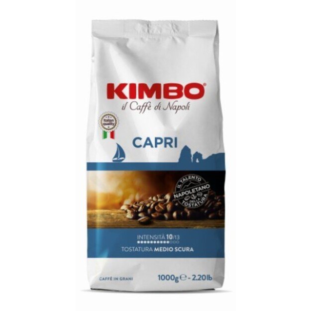 Kavos pupelės KIMBO Capri, 1 kg