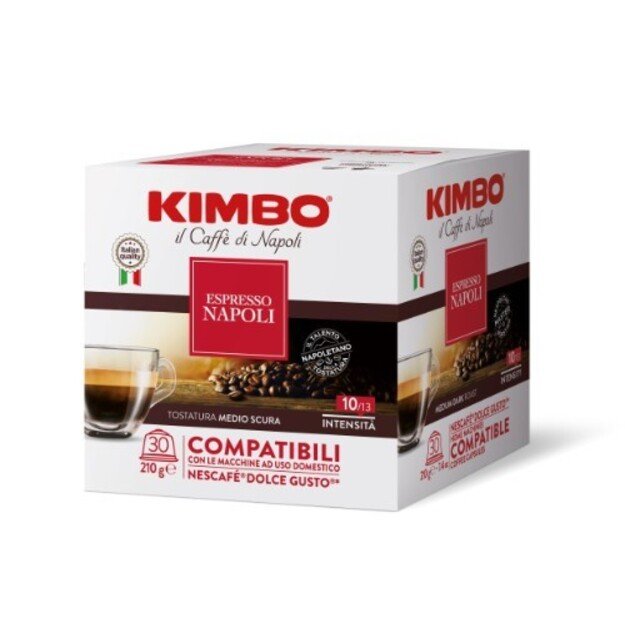 Kavos kapsulės KIMBO Napoli, 30 x 7 g