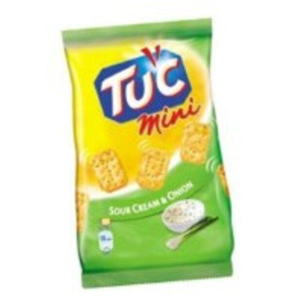 Krekeriai TUC Mini, su grietine ir svogūnu, 100 g