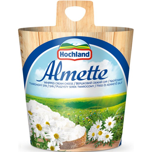 Tepamas var&scaron;kės sūris ALMETTE, su grietinėle, 60% RSM, 150g