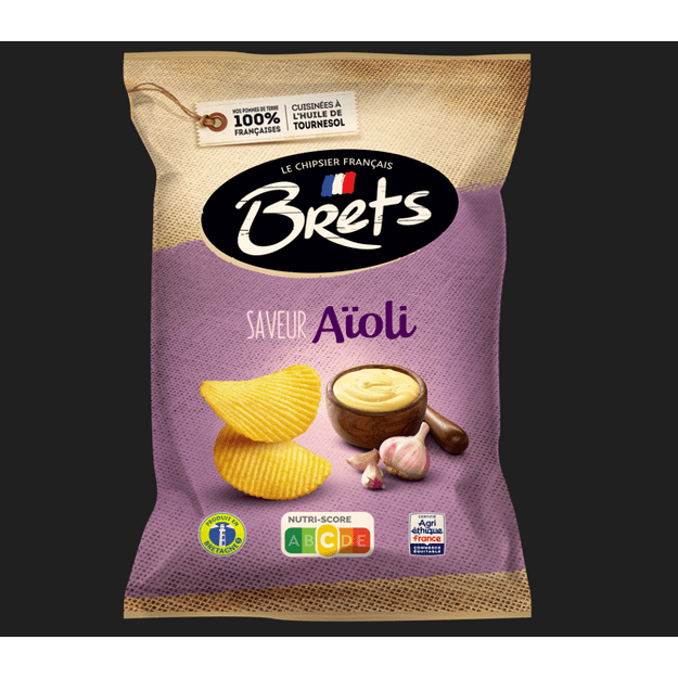 Bulvių tra&scaron;kučiai BRETS, Aioli česnakų padažo skonio, 125g