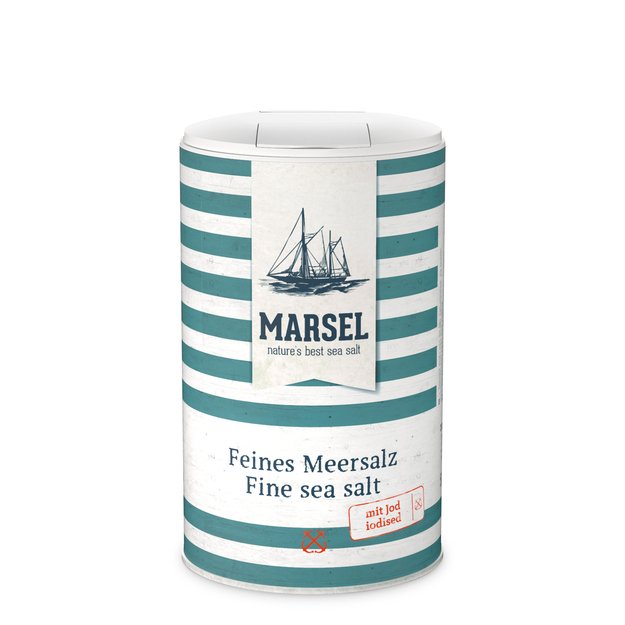 Jūros druska MARSEL, smulki, 500 g 1