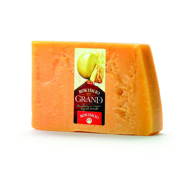 Kietasis sūris ROKIŠKIO GRAND, 37% , 450 g
