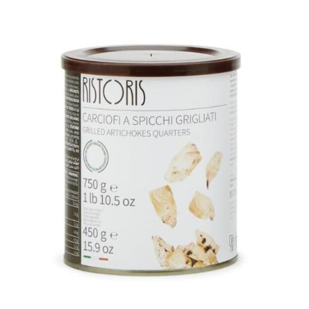 Kepti artišokų ketvirčiai RISTORIS, 750g/450 g 1