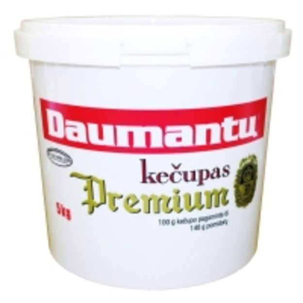 DAUMANTŲ PREMIUM kečupas, 26 % pastos, (5) kg