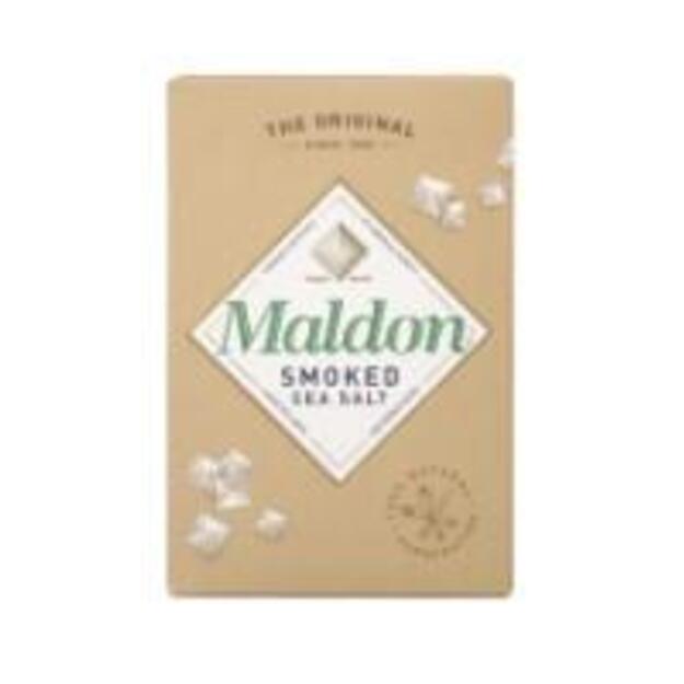 Jūros druskos dribsniai, MALDON, rūkyti, 125  g