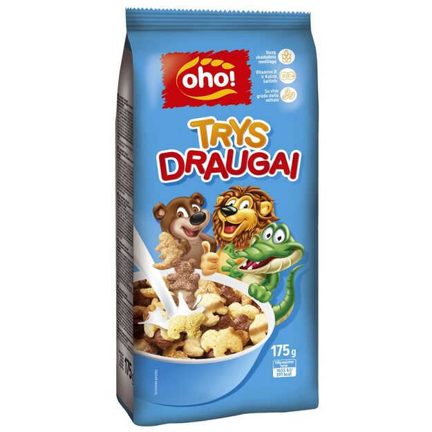 Sausi pusryčiai TRYS DRAUGAI, 175 g 1