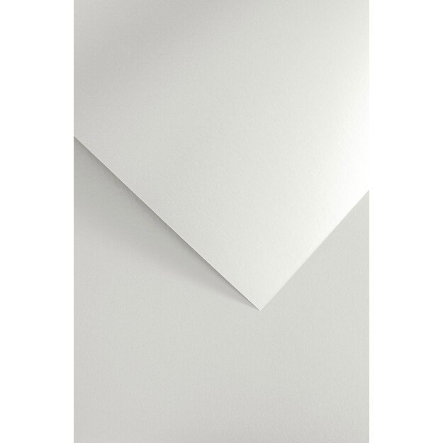 Dekoratyvinis popierius MILLENIUM, A4, 250 gr., 20 vnt./pak., deimanto baltos spal.