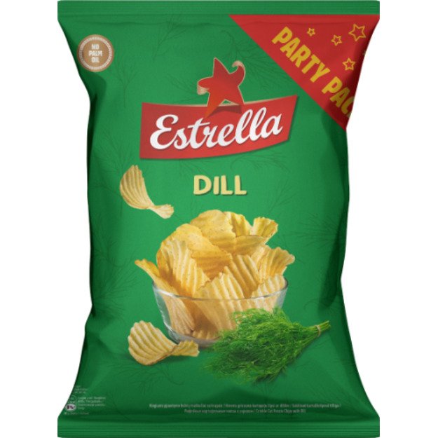 Traškučiai ESTRELLA, su krapais, 180 g