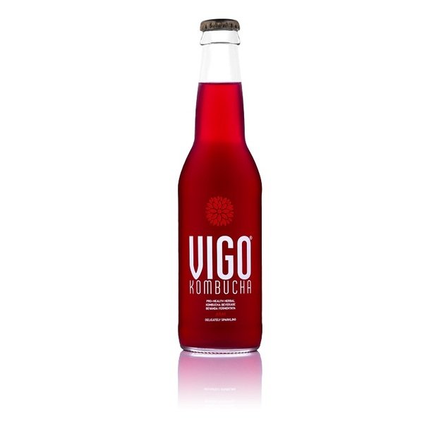 Gaivusis arbatos gėrimas VIGO Kombucha, Acai, gazuotas, 0,330 l, D, LT-EKO-001
