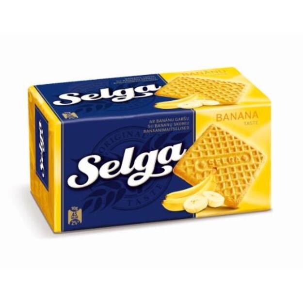 Sausainiai SELGA bananų skonio, 180g