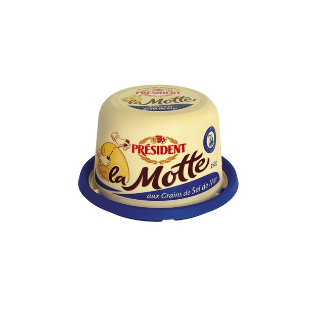Sviestas PRESIDENT La Motte, su jūros druska, 80% rieb., 250g