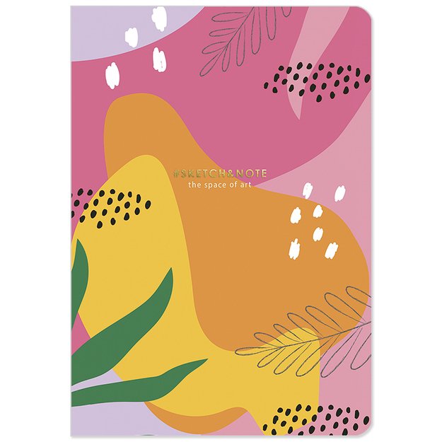 Eskizų sąsiuvinis, Schoolboy, 64 tušti lapai, A5, 120 gsm 1