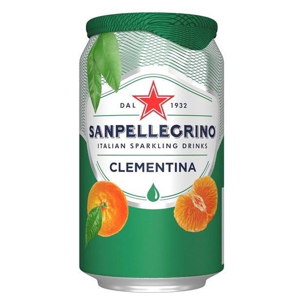 Gaivusis gazuotas gėrimas SAN PELLEGRINO Clementina, 0.33l, skardinė, D