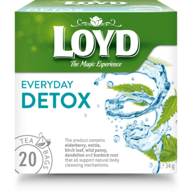 Arbata LOYD Everyday DETOX, 20x1,7g 1