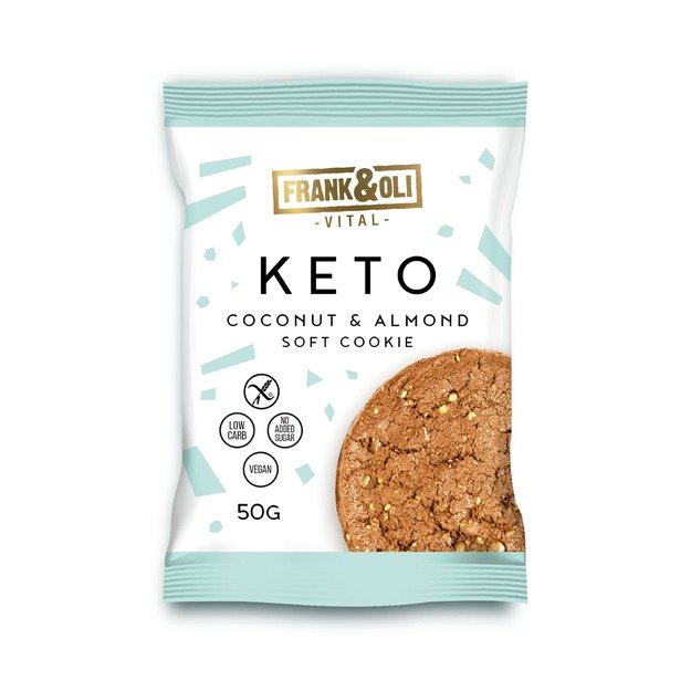 Keto kokosų ir anakardžių sausainis FRANK&OLI,  50g