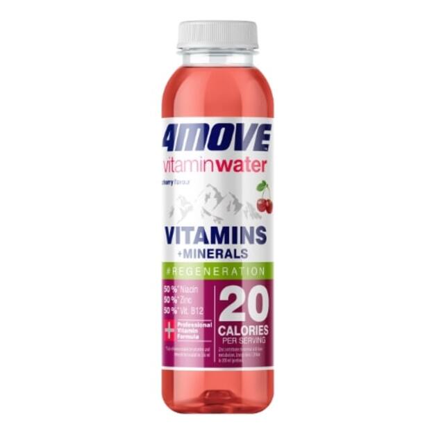 Vitamininis vanduo 4MOVE VITAMIN WATER VITAMINS & MINERALS, 0,556 l PET