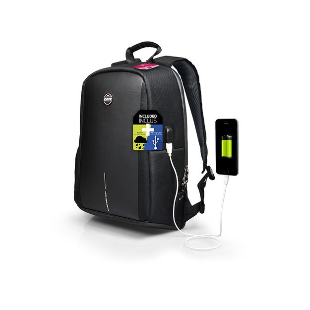 Kuprinė PORT CHICAGO EVO ANTI-THEFT 13/15.6, juoda sp. 1