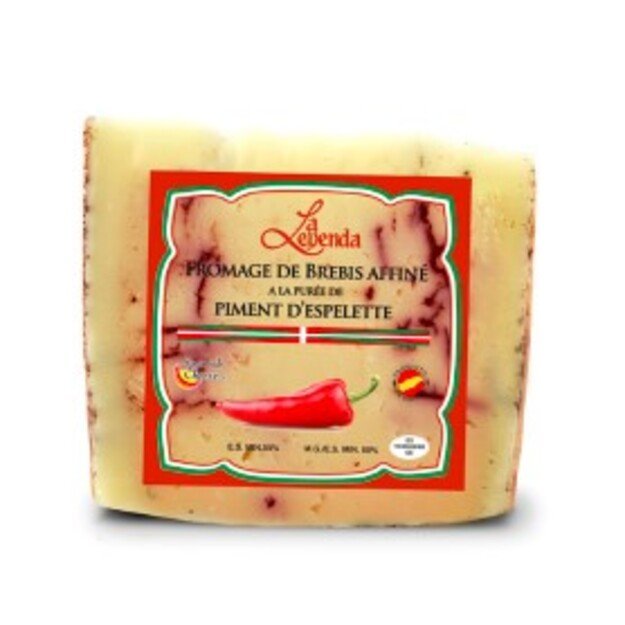 Kietasis avių pieno sūris LA LEYENDA, su raudonaisiais pipirais, brandintas 5 mėn., 150 g