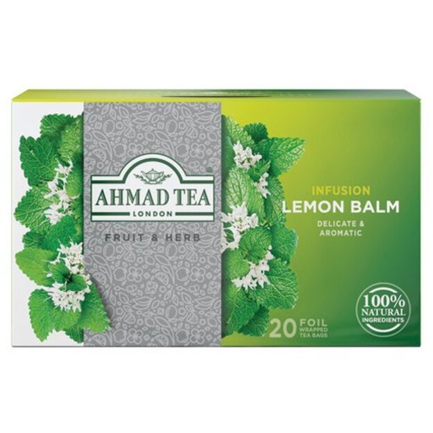 Ahmad Tea Natūrali arbata   Lemon Balm (melisa)  , 20 folijos pakelių 1