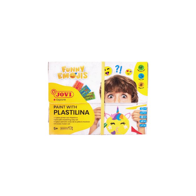 Spalvinimo plastilinu rinkinys JOVI Cool Candy, 6 vnt. rinkinys, su priedais 5