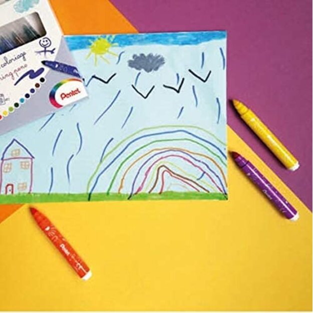 Stori flomasteriai PENTEL ARTS, 8 spalvų 2