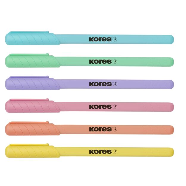 Tušinukai KORES K1-M,  6 spalvų rinkinys 2