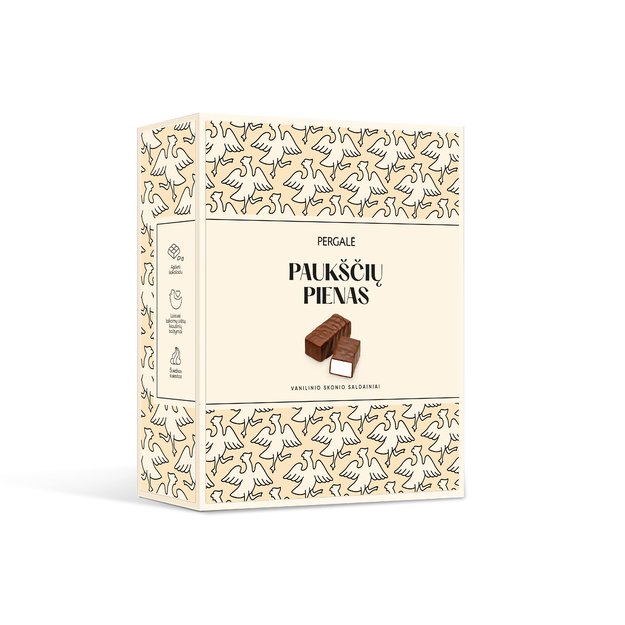 Saldainiai PERGALĖ, Paukščių pienas, 155 g