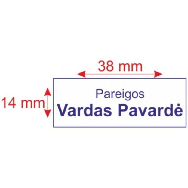 Antspaudas Trodat T4911 ECO juodas 1