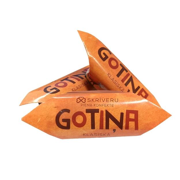 Pieni&scaron;ki saldainiai SKRĪVERU SALDUMI, GOTINA, Karvutė, 1 kg