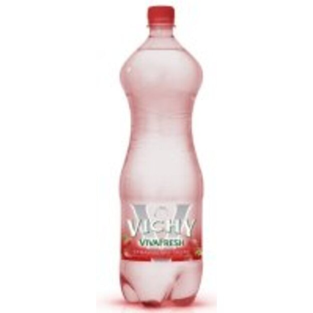 Negazuotas aromatizuotas gaivusis gėrimas VICHY FRESH braškių skonio, D