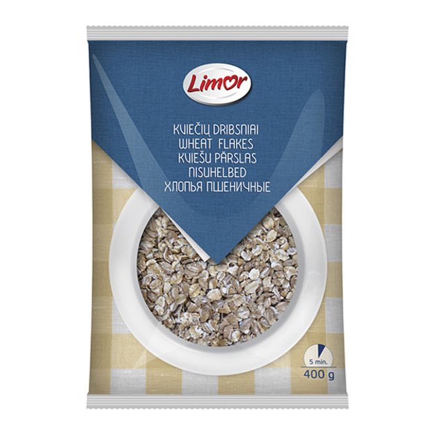 Kviečių dribsniai LIMOR, 400 g