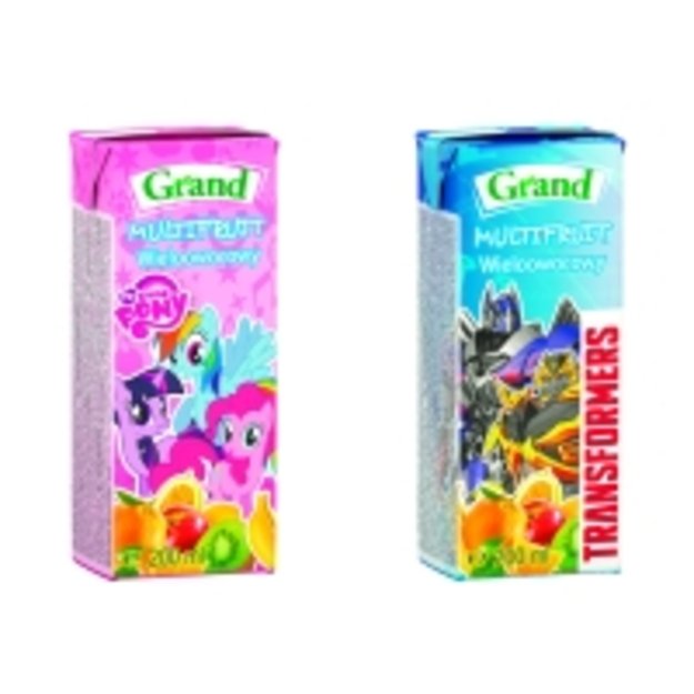 Įvairių vaisių gėrimas GRAND, 200 ml