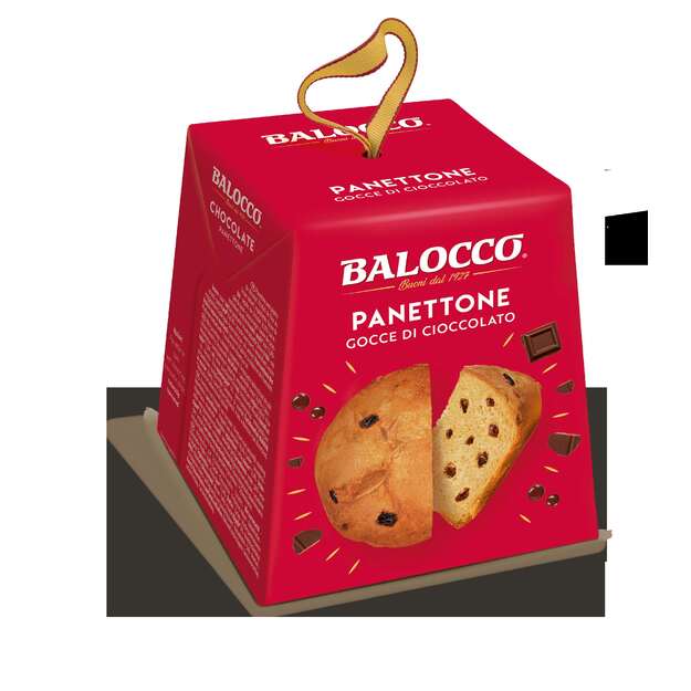 Mini pyragas BALOCCO, PANETTONE, su šokolado gabaliukais, 100 g