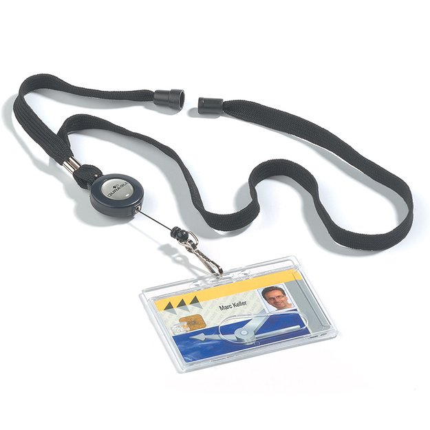 Laikiklis vardinei kortelei su dirželiu DURABLE 1