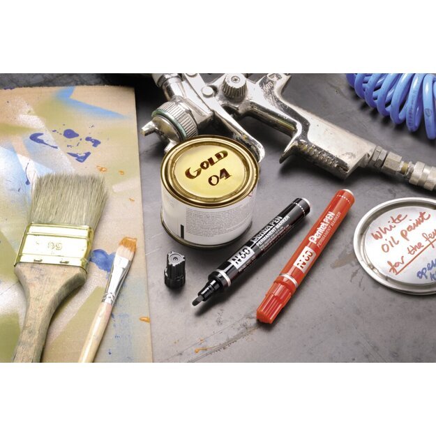 Permanentinis Žymeklis Pentel Pen N60, 1,5 - 7 mm, 4 vnt., įvairių spalvų 2