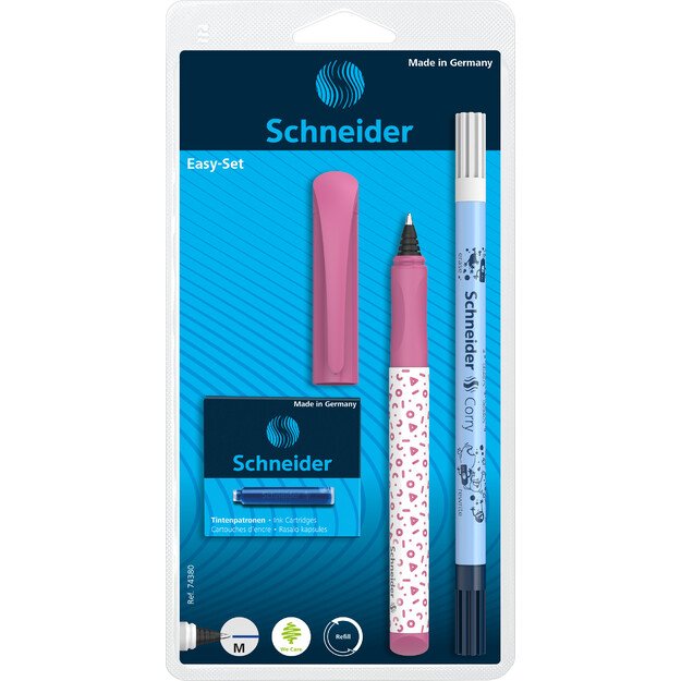 Kapsulinių rašiklių rinkinys Easy asorti Blister, įvairių spalvų. 3