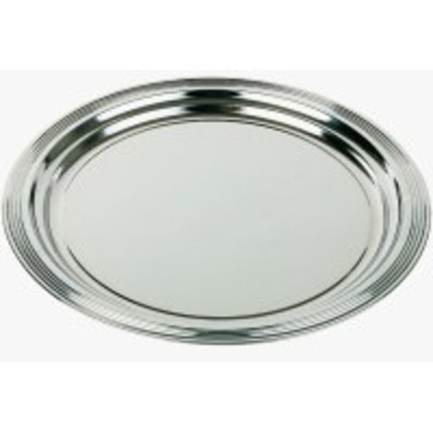 Padėklas PARTY, chromuotas metalas,  D 35 cm, vnt