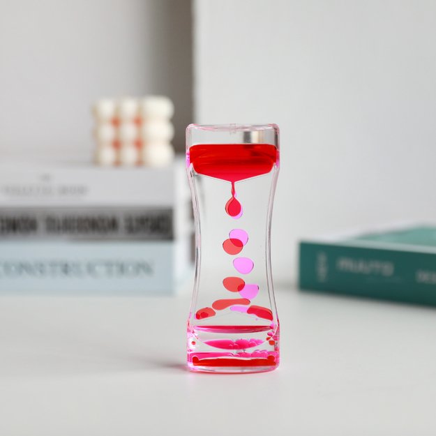 Laikmatis iTotal, rožinė su raudona