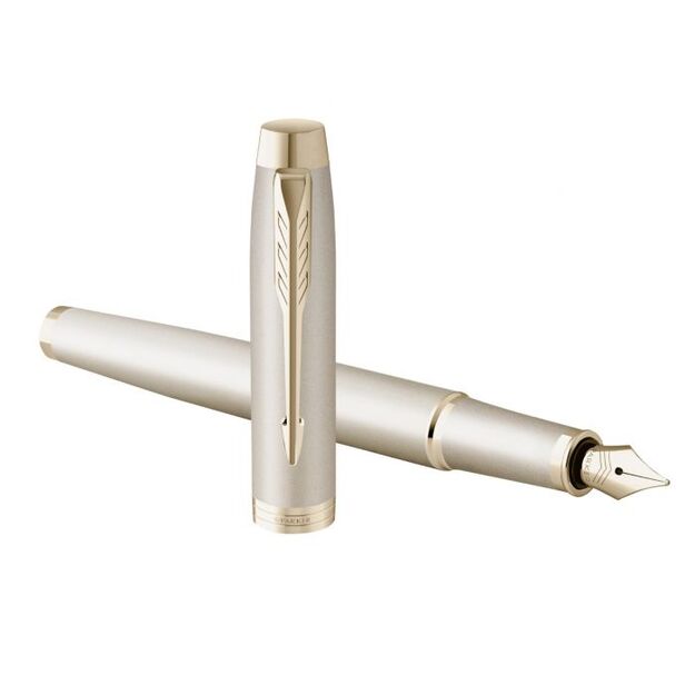 Plunksnakotis Parker FP IM monochrome champagne