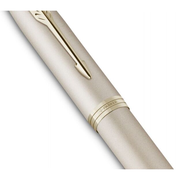 Plunksnakotis Parker FP IM monochrome champagne 3