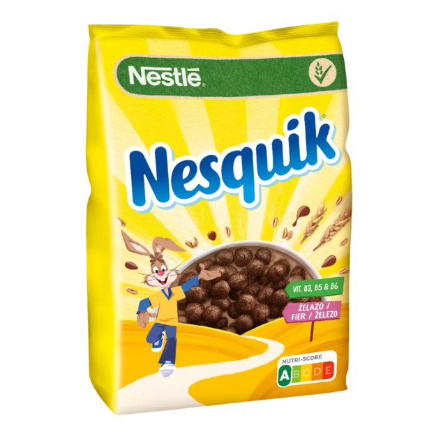 Pusryčių dribsniai  NESTLE Nesquik, kakavos skonio, 450g