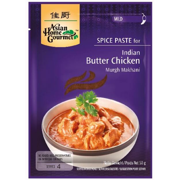 Pasta ASIAN HOME GOURMET, Butter Chicken, aštri, 50 g