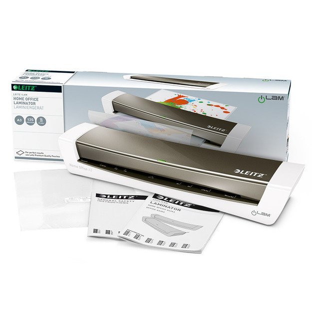 Laminavimo aparatas LEITZ iLAM HOME OFFICE, A3, pilka sp. 9